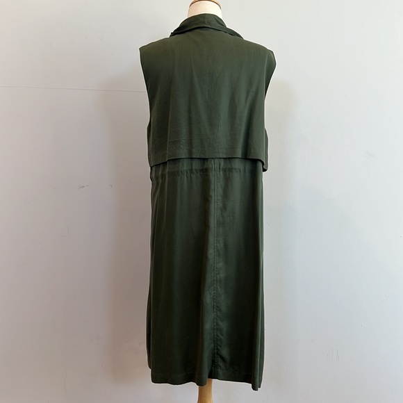 Cupcakes and Cashmere Camo green Duster vest Size L - Picture 5 of 8